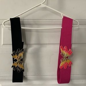 Brilliant 80s Butterfly Adjustable Belts